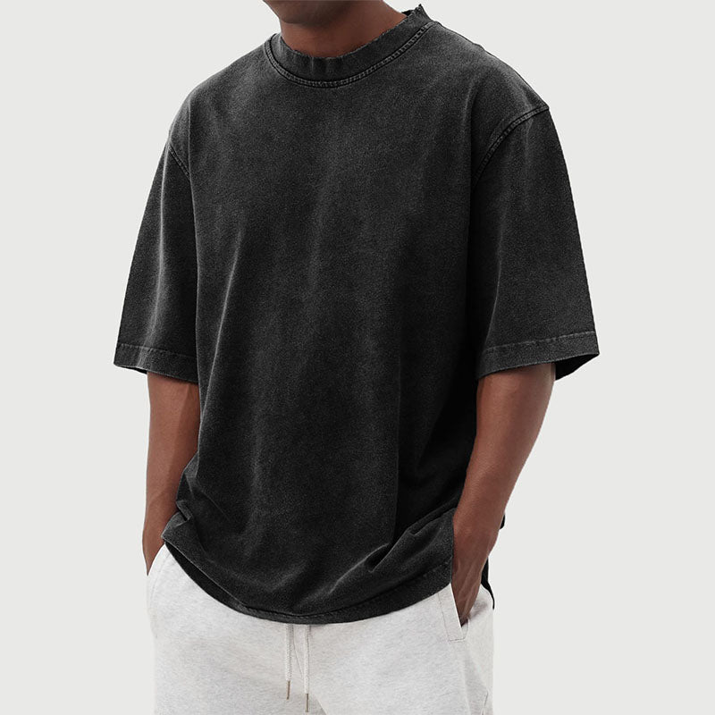 Men's Oversized Crew Neck Short Sleeve T-Shirt