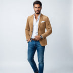 Men’s Casual Blazer with Notch Lapels