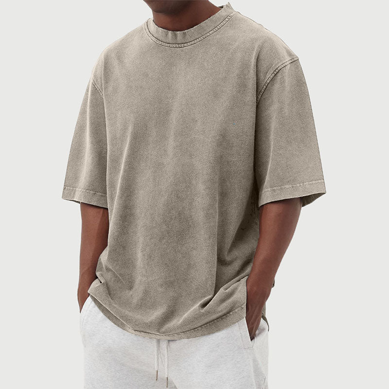 Men's Oversized Crew Neck Short Sleeve T-Shirt