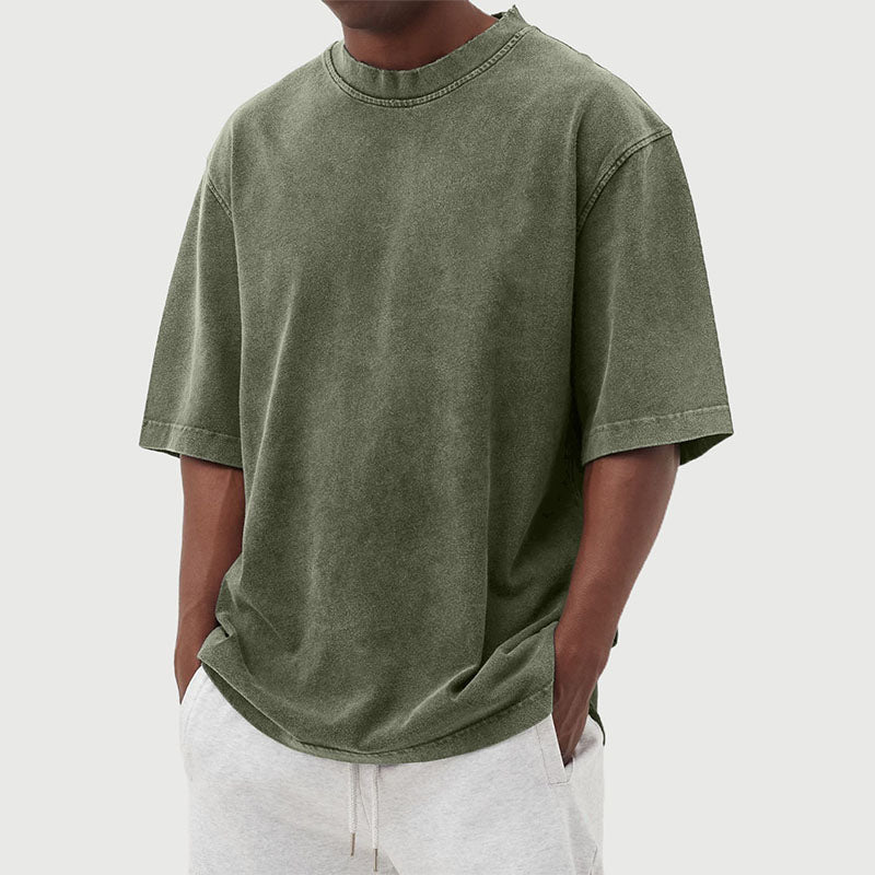 Men's Oversized Crew Neck Short Sleeve T-Shirt