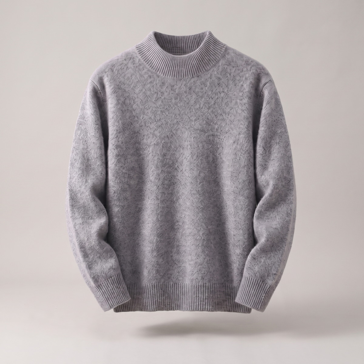Women's Ribbed Mock Neck Knit Sweater