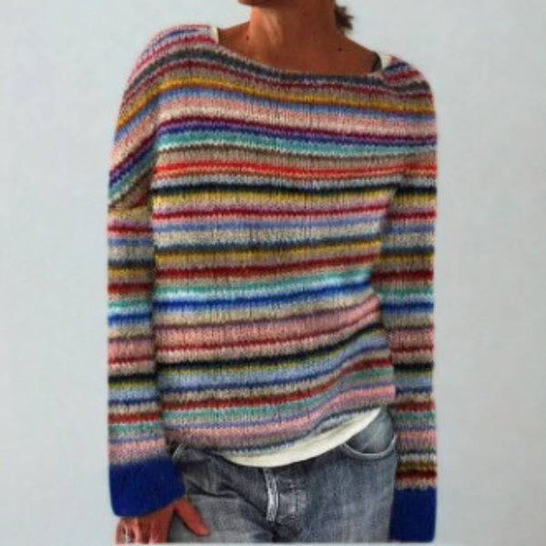 Women's Fair Isle Crewneck Knit Sweater