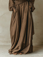 Women's Hooded Long Sleeve Maxi Dress