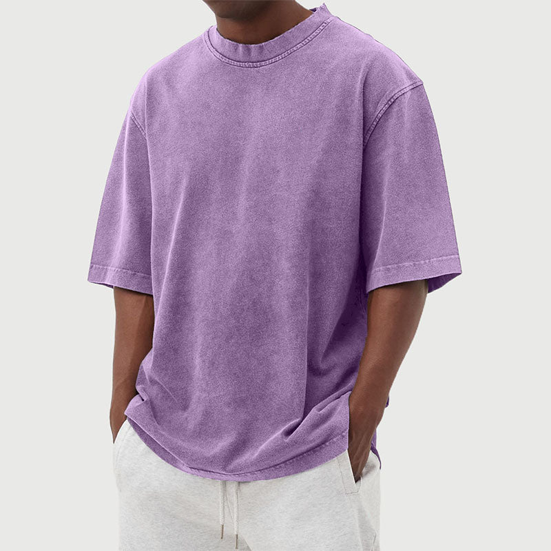 Men's Oversized Crew Neck Short Sleeve T-Shirt