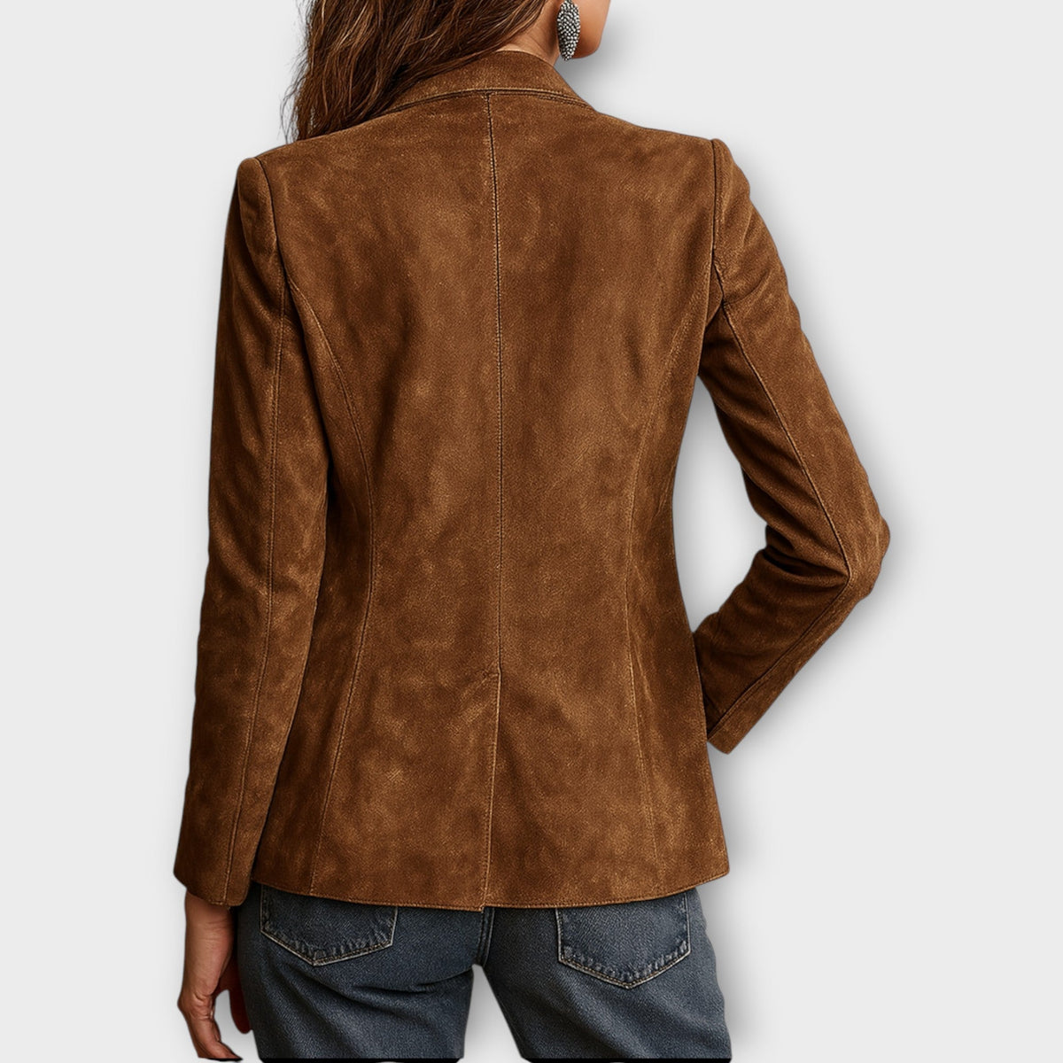Women’s Vintage Blazer with Button Front