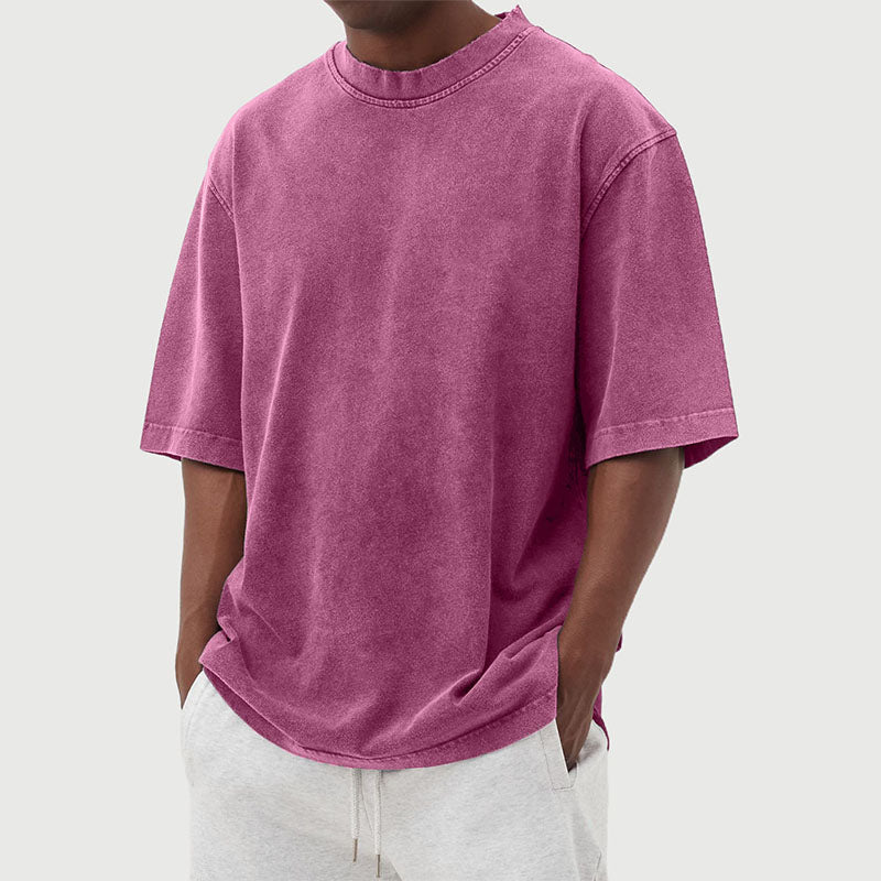 Men's Oversized Crew Neck Short Sleeve T-Shirt