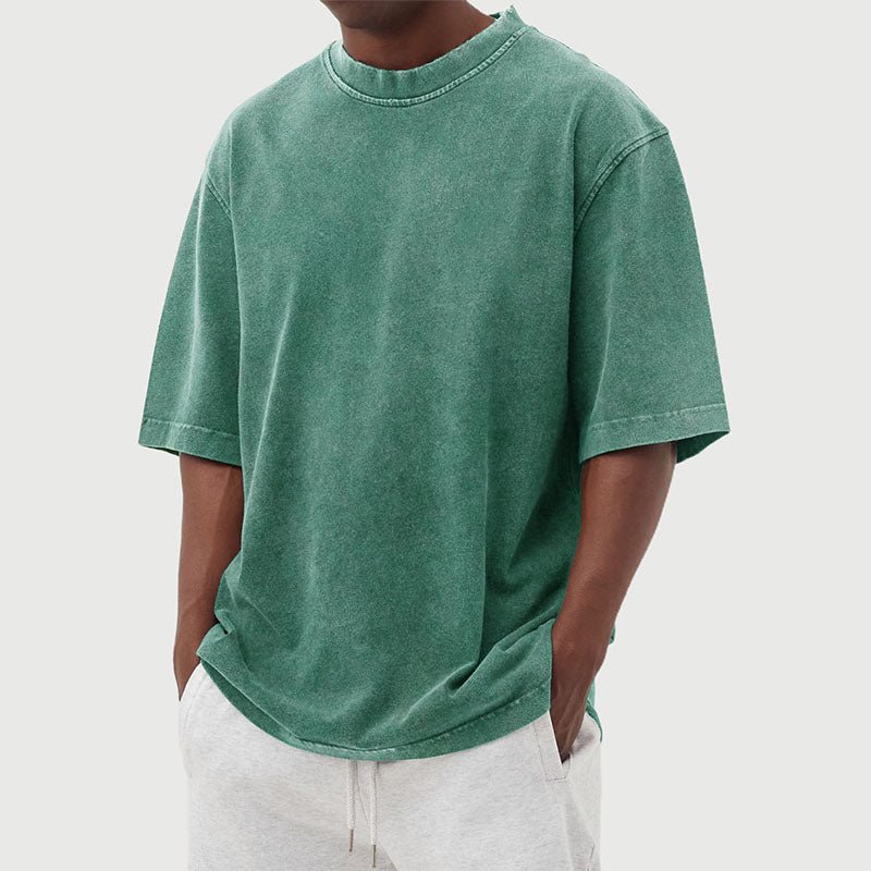 Men's Oversized Crew Neck Short Sleeve T-Shirt