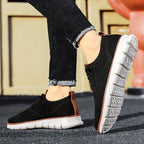 Men's Knit Low-Top Sneakers with Chunky Soles