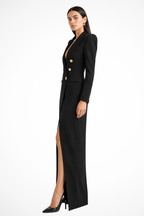 Women’s Double-Breasted Maxi Blazer Dress
