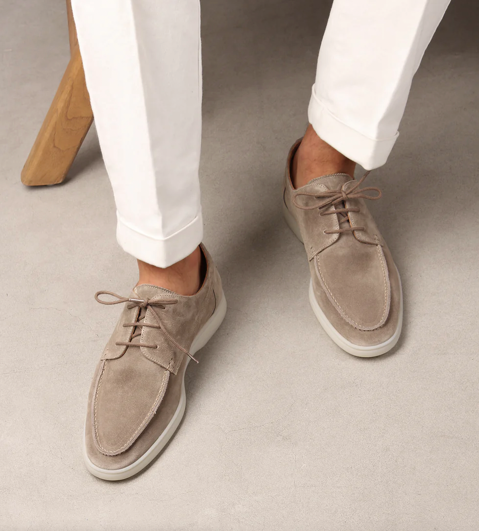 Men's Moc-Toe Derby Dress Shoes