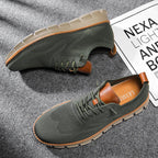 Men's Knit Lace-Up Casual Sneakers