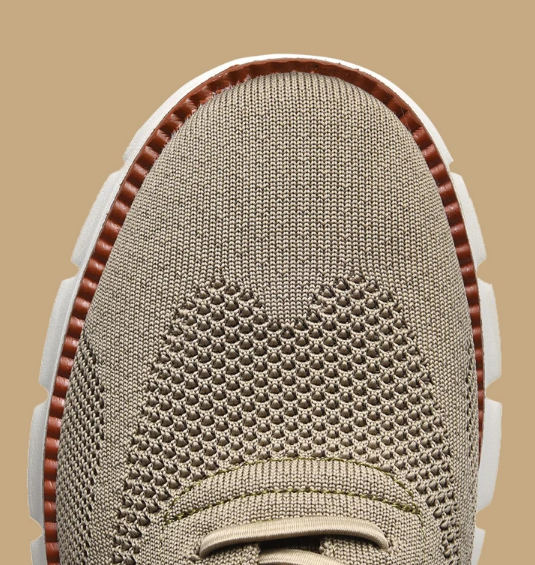 Men's Knit Low-Top Sneakers with Chunky Soles