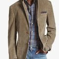 Men’s Casual Blazer with Notch Lapels