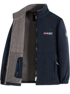 Men’s Full Zip Fleece Jacket with Stand Collar