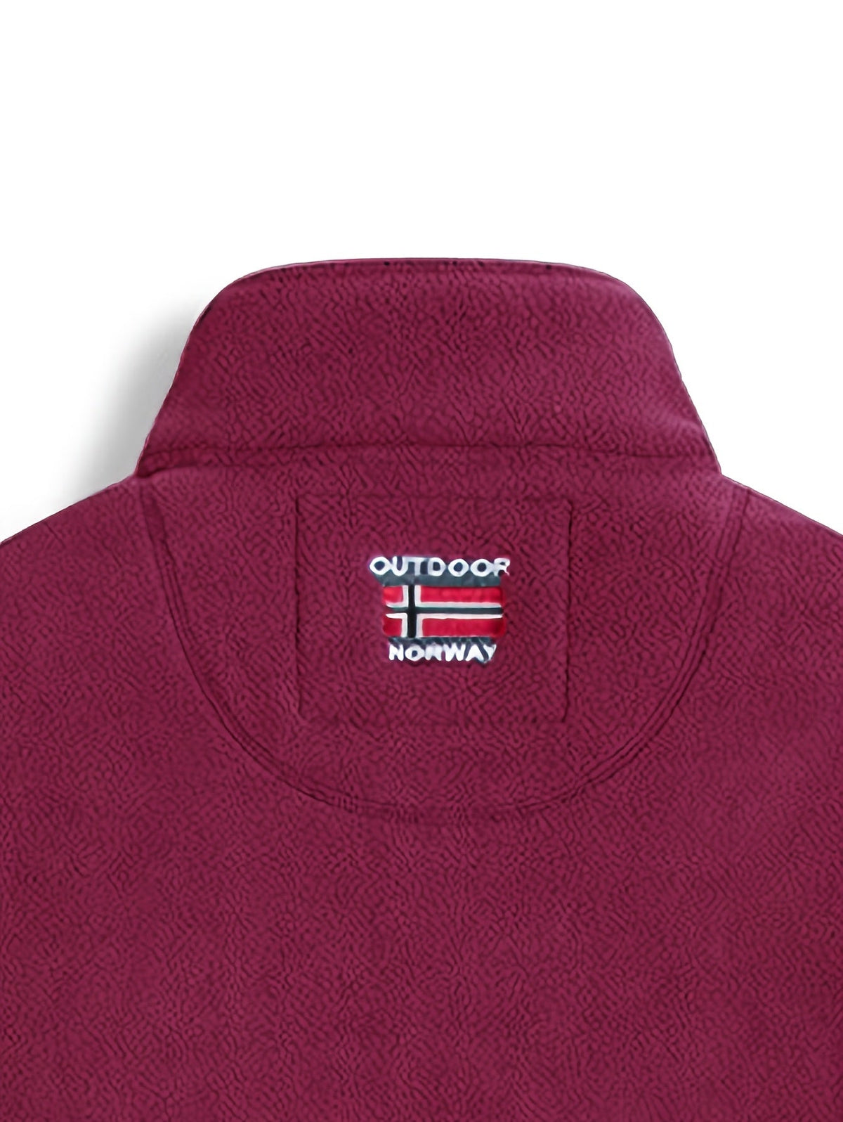Men's Fleece Zip-Up Jacket with Stand Collar