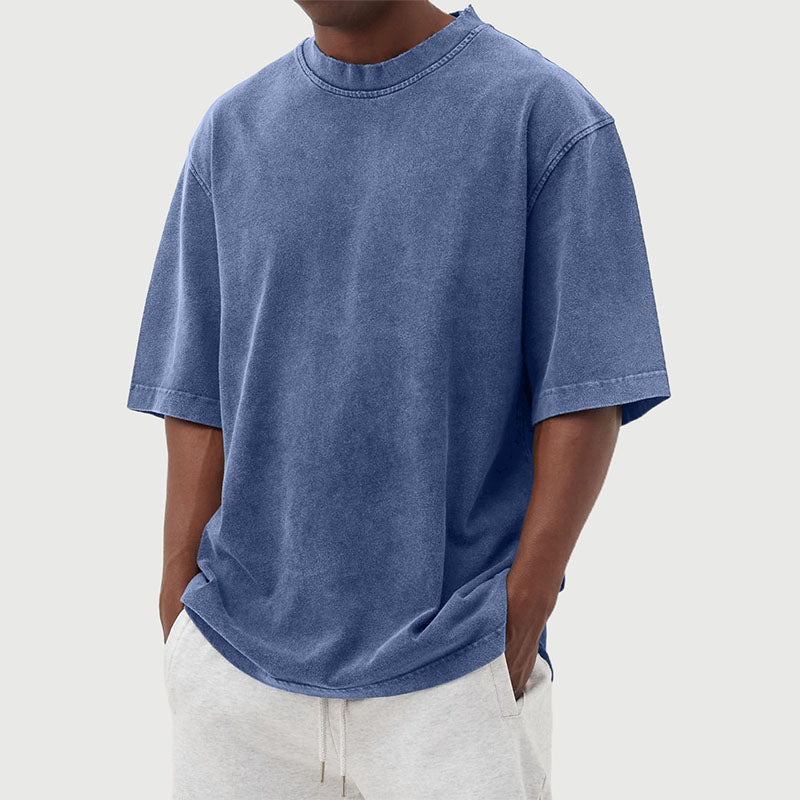 Men's Oversized Crew Neck Short Sleeve T-Shirt