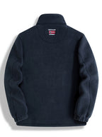 Men's Fleece Zip-Up Jacket with Stand Collar
