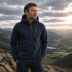 Men's Full Zip Hoodie with Chest Pocket