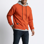 Men's Oversized Pullover Hoodie with Drawstrings