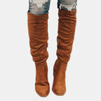 Women's Over the Knee Boots with Block Heels